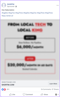 Facebook Post Advert Template (1)